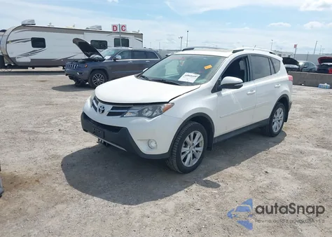 2014 Toyota Rav4 Limited z USA, uszkodzony, nr VIN 2T3DFREV1EW186952